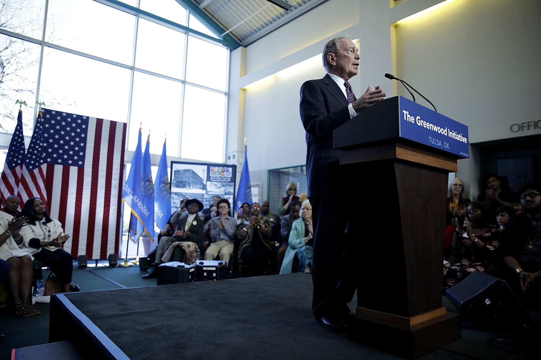 Michael Bloomberg in Tulsa